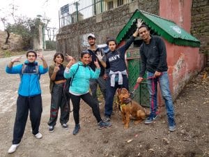 Kasauli Nature Walks- Cleaning Drive during a Walking tour. Kasauli Nature Walks- Cleaning Drive during a Walking tour.